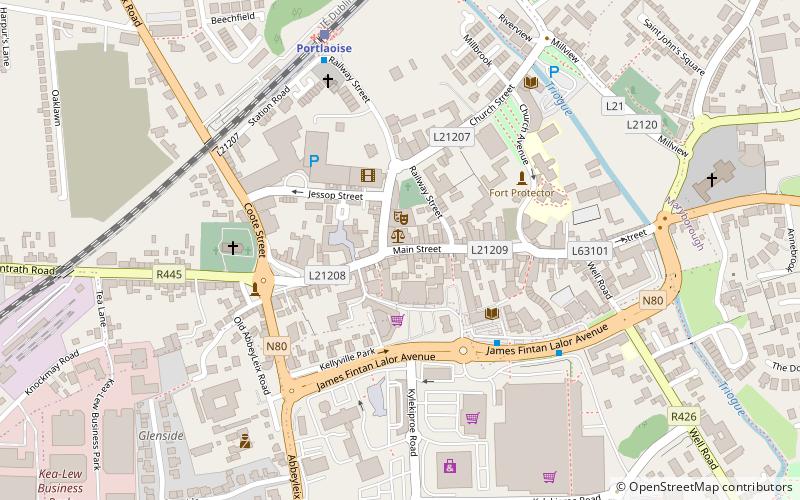 Portlaoise Courthouse location map