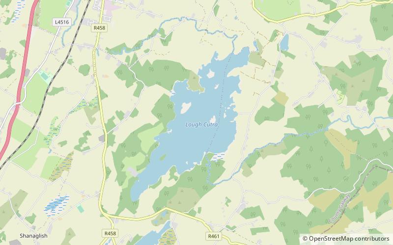 Lough Cutra location map