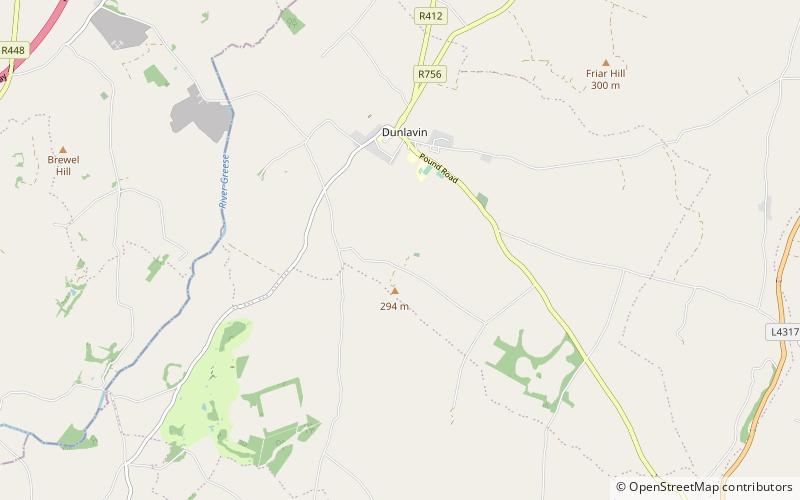 Tornant Moat location map