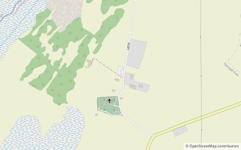 Kilmacduagh monastery location map