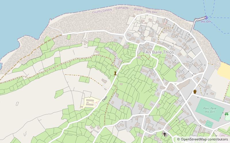St. Gobnet's Church location map