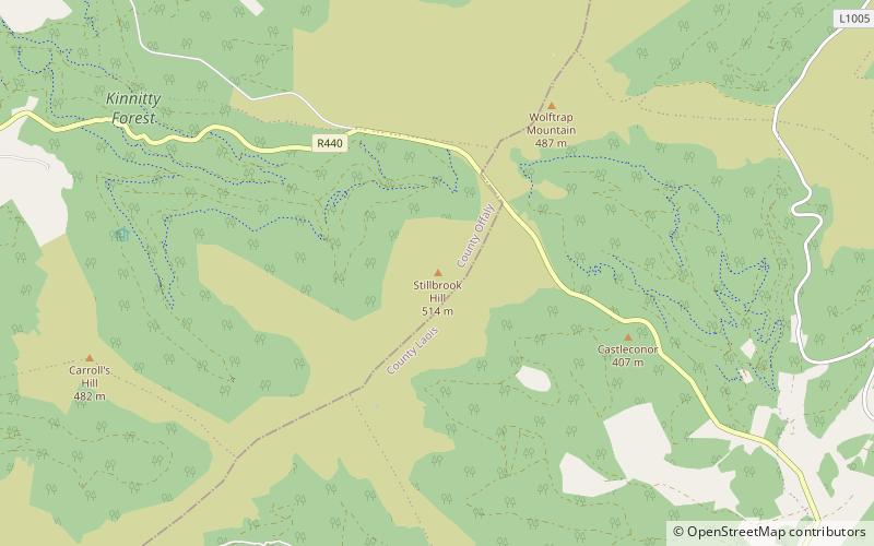 stillbrook hill montanas slieve bloom location map
