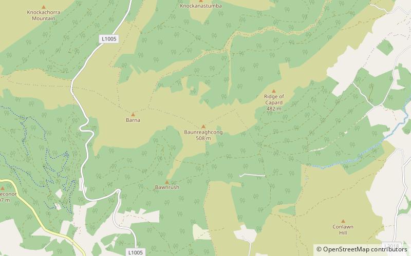Baunreaghcong location map