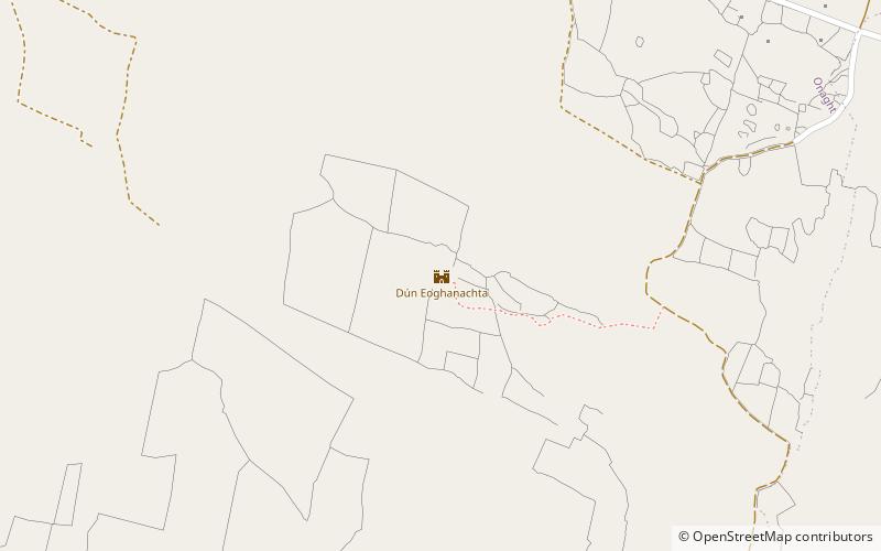 dun eoghanachta inis mor location map