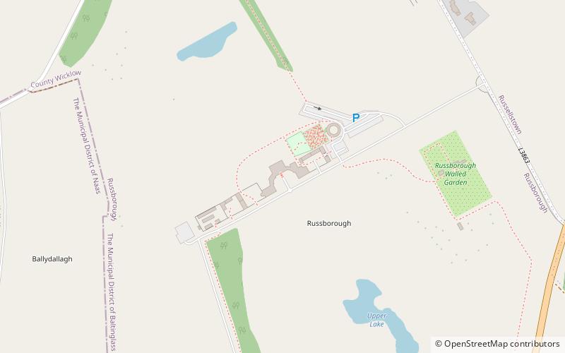 Russborough House location map