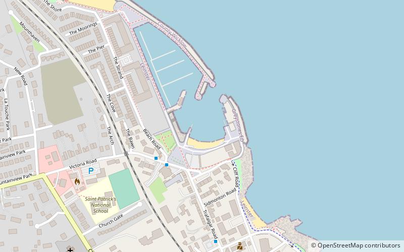 Greystones Harbour Marina location map