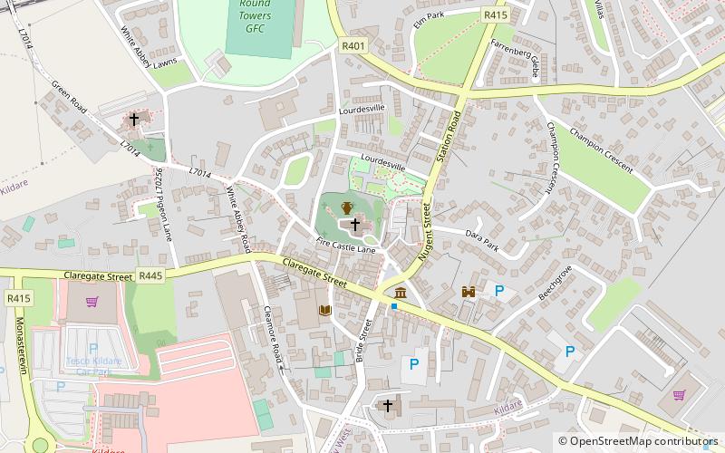 Kildare Poems location map