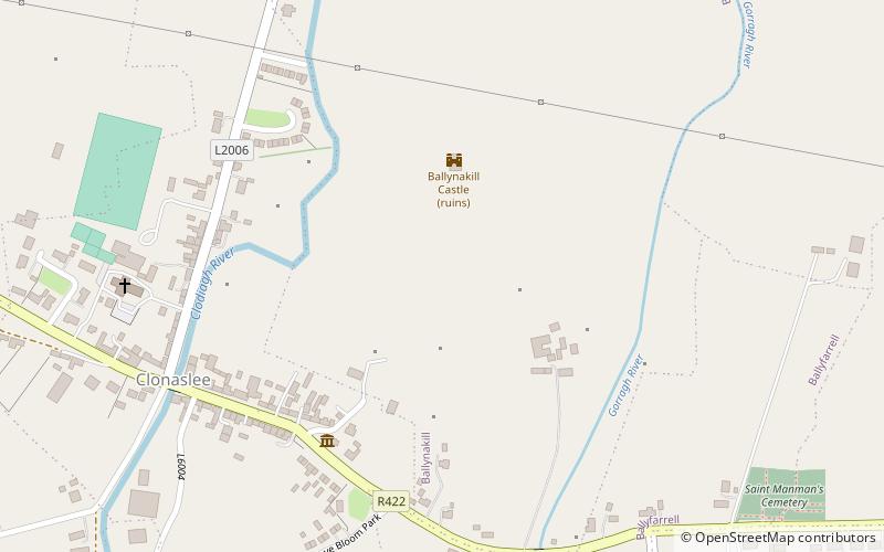 Clonaslee location map