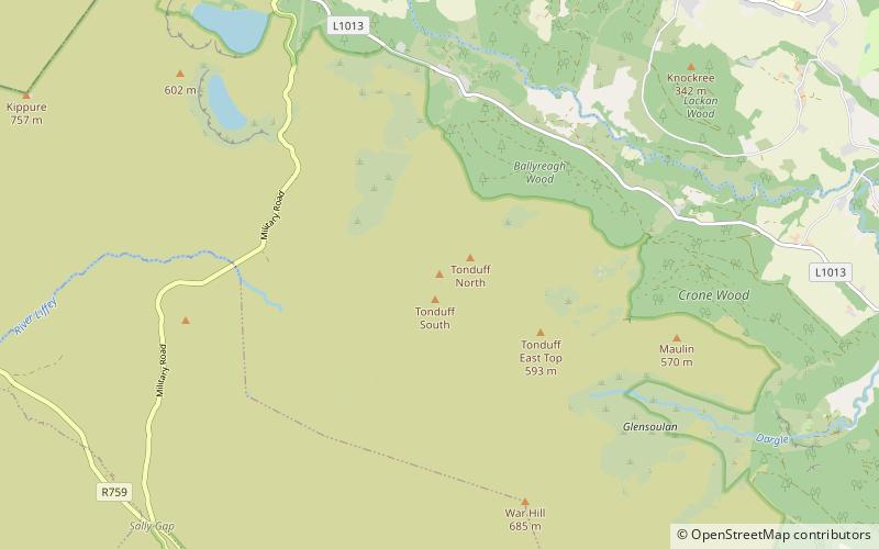 Tonduff location map