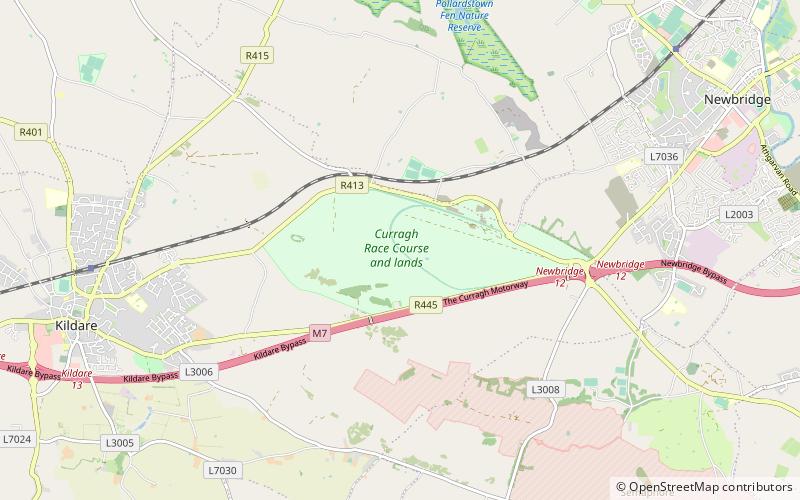 Hippodrome du Curragh location map