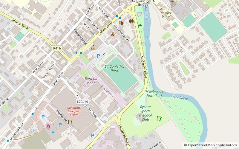 St Conleth's Park location map