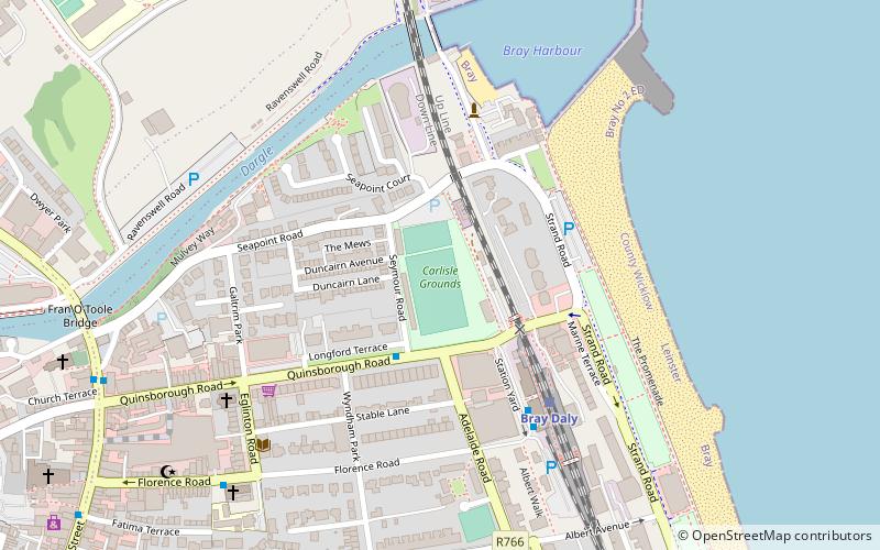 Carlisle Grounds location map