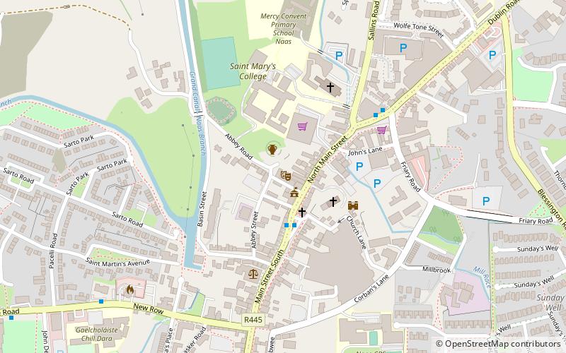 moat theatre naas location map