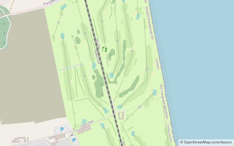 woodbrook golf club shankill castle location map