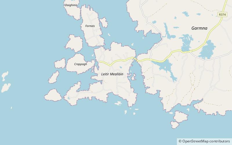Lettermullan location map