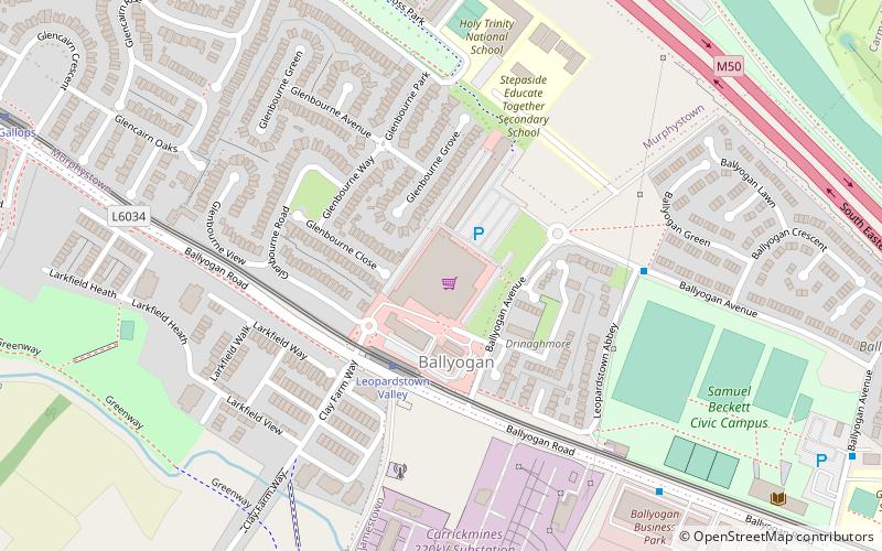 Leopardstown Shopping Centre location map