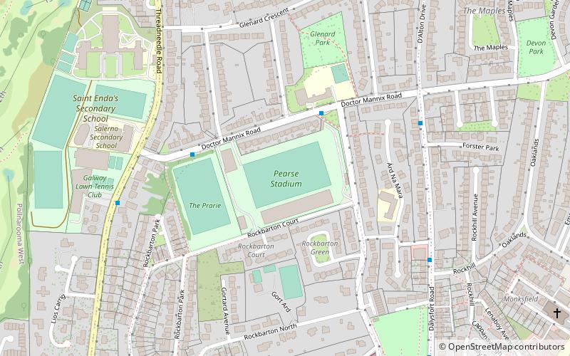 Pearse Stadium location map