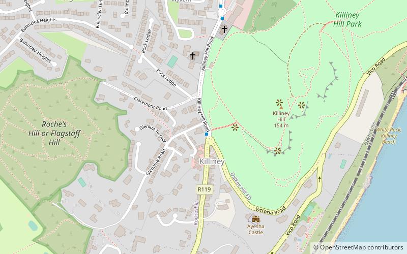 Killiney location map