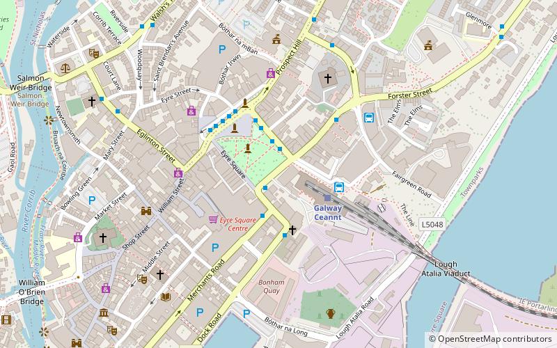 Taibhdhearc na Gaillimhe location map