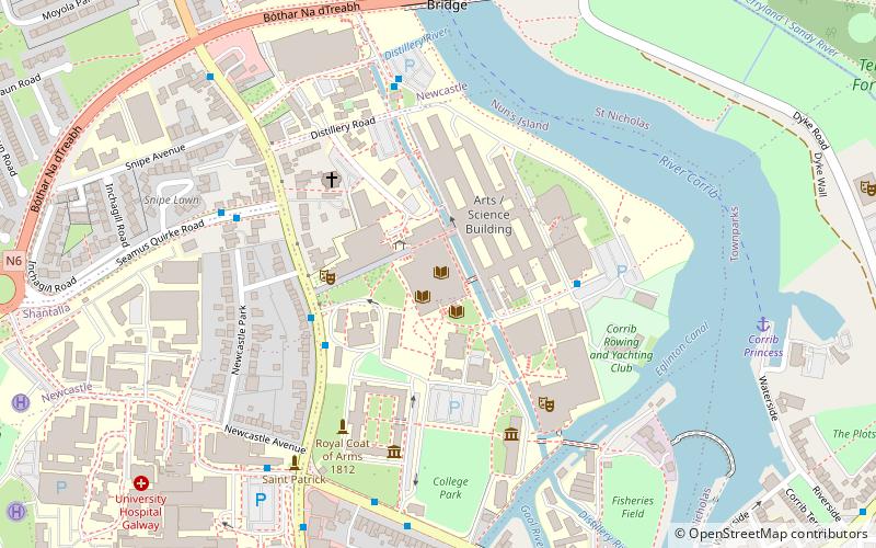 James Hardiman Library location map