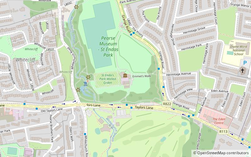 Pearse Museum location map