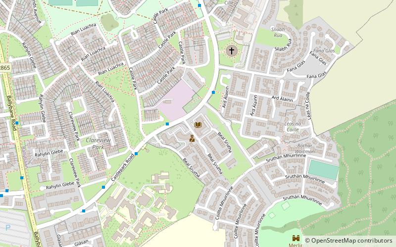Ballybane Library location map