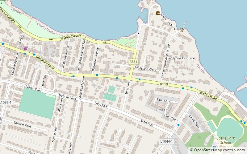 Sandycove location map