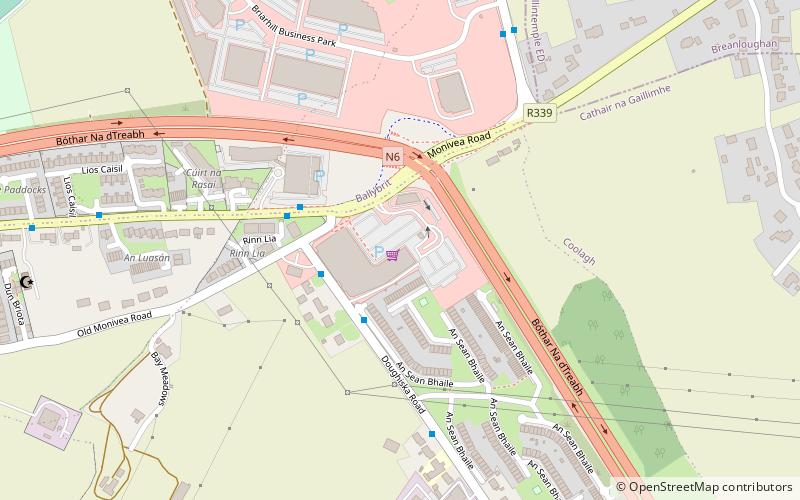 Briarhill Shopping Centre location map