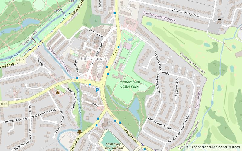 Zamek location map