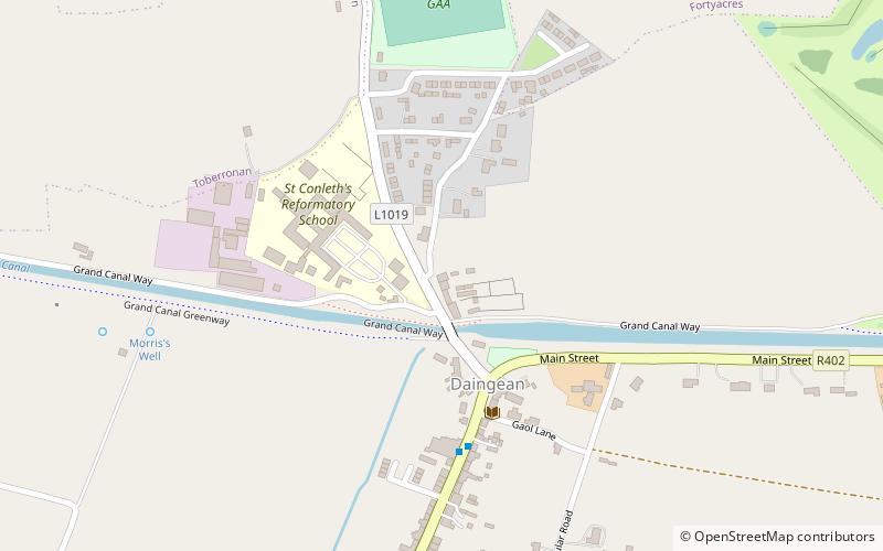 Daingean location map