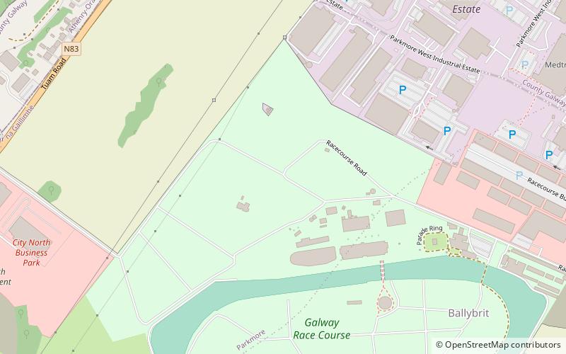 Ballybrit Racecourse location map