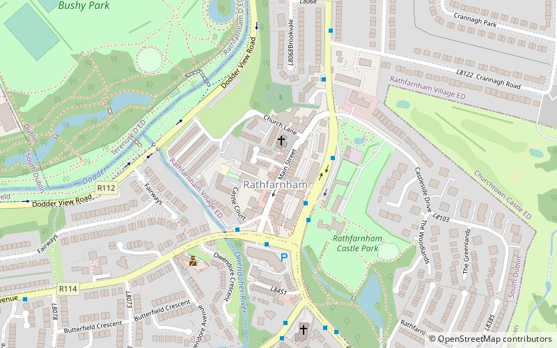 rathfarnham dublin location map