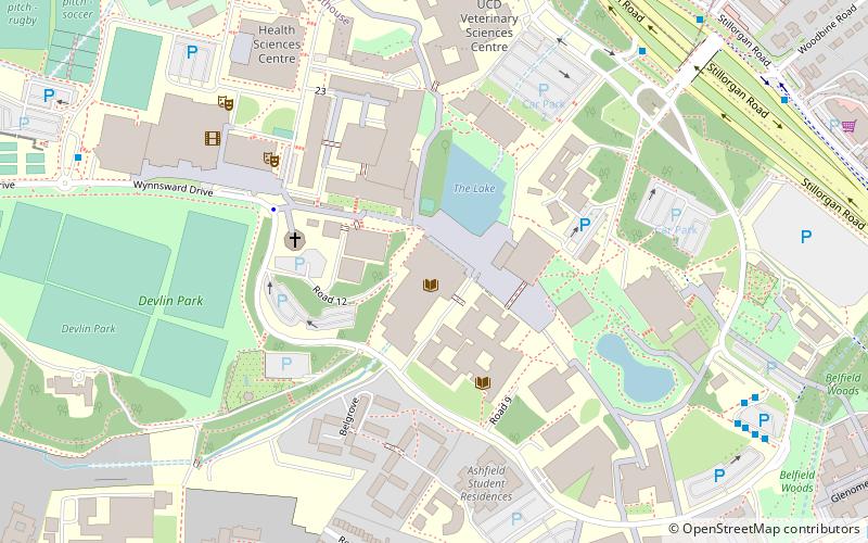 university college dublin library sandyford location map