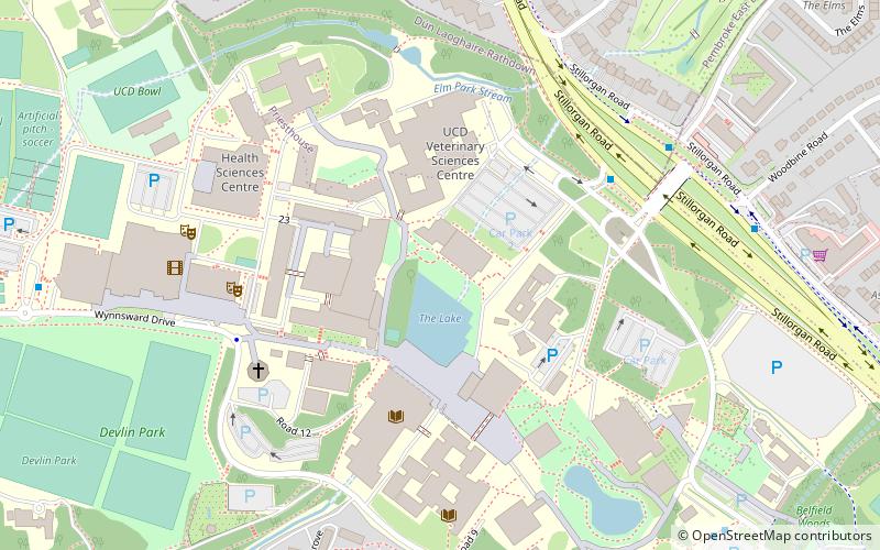 University College Dublin location map