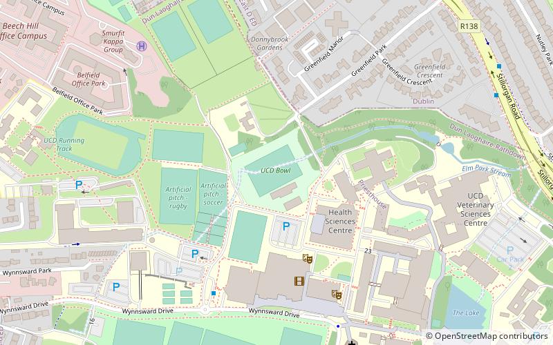 UCD Bowl location map