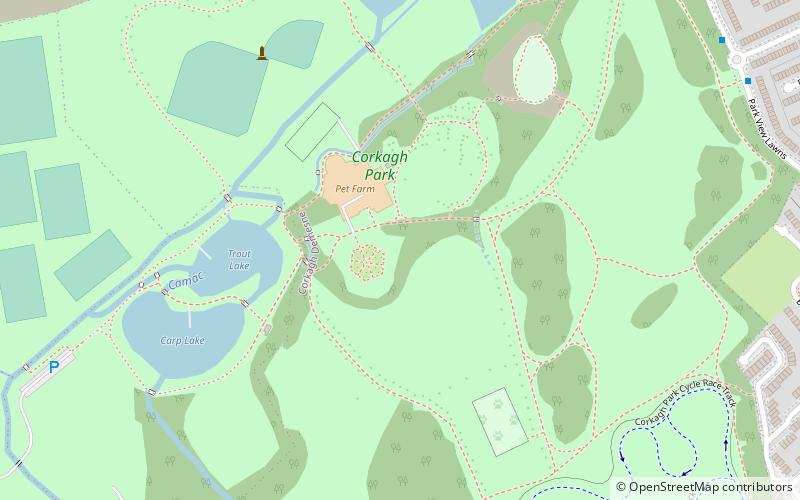 Corkagh Park location map