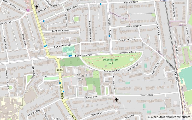 Palmerston Park location map