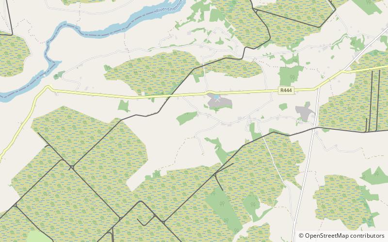Clonfinlough Stone location map