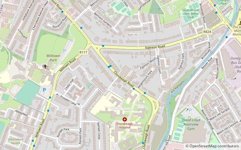 Clonskeagh Bridge location map