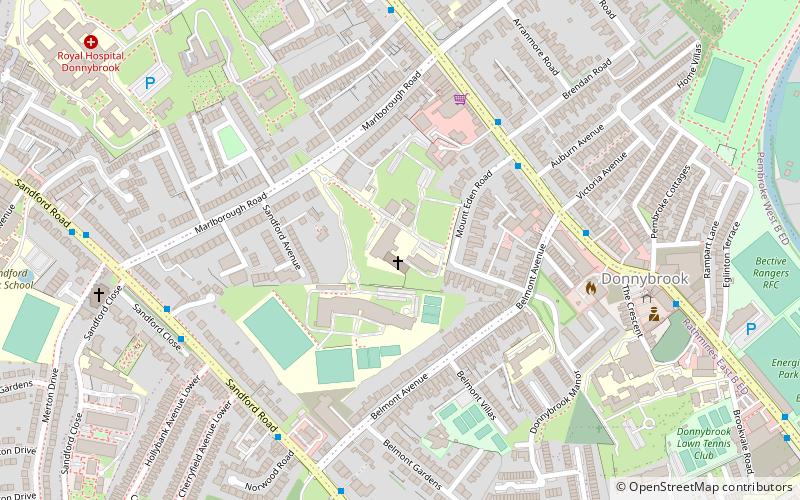muckross park college dublin location map