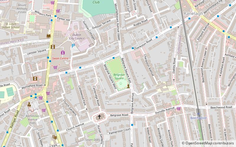 Belgrave Square location map