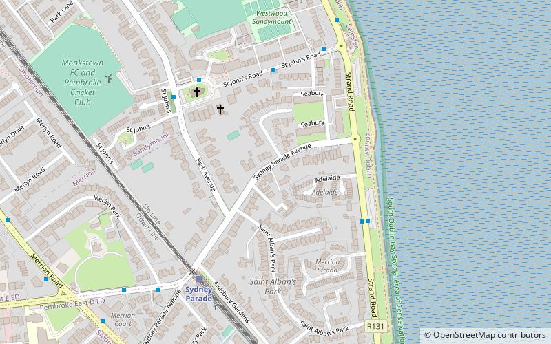 Sydney Parade Avenue location map