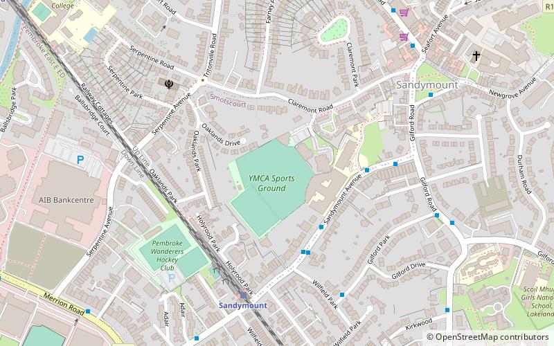 Claremont Road Cricket Ground location map