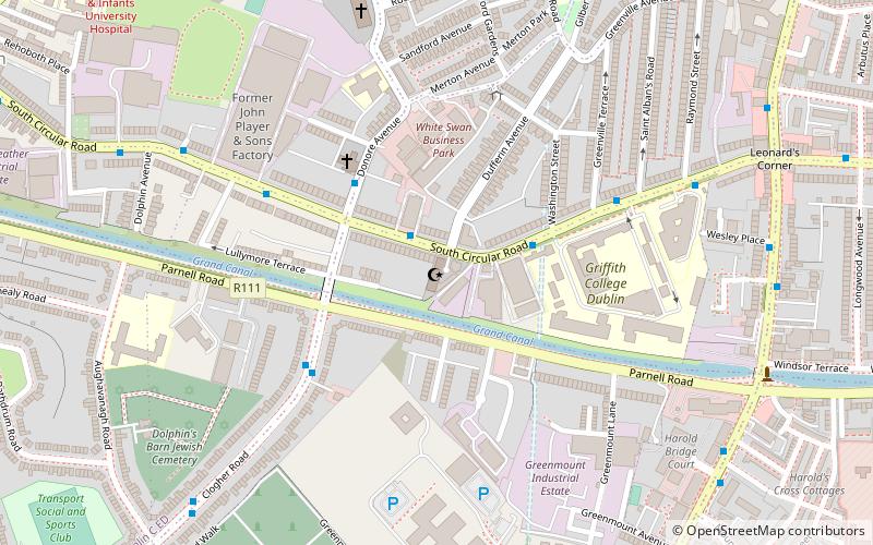 Dublin Mosque location map