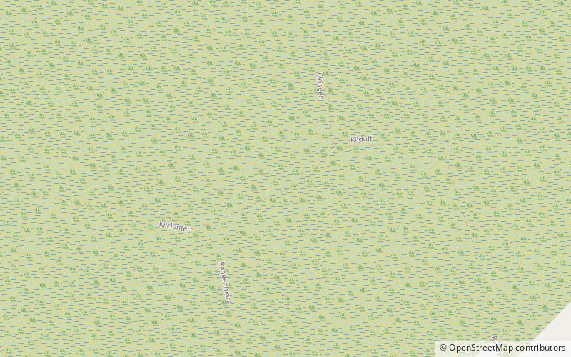 raheenmore bog location map