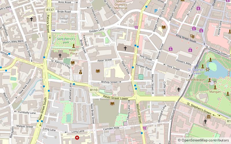 aungier street dublin location map