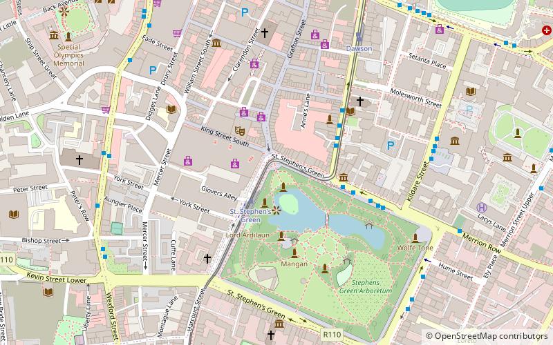 Fusiliers' Arch location map