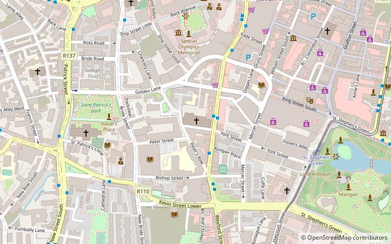 Kościół karmelitów przy Whitefriar Street location map