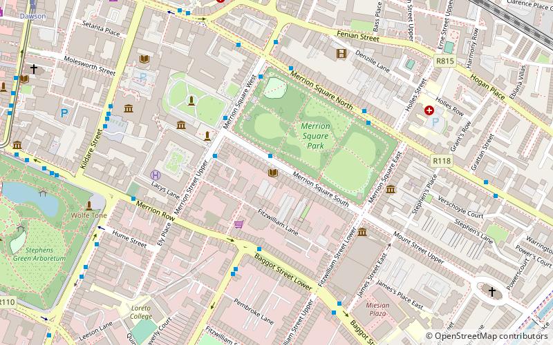 Irish Architectural Archive location map