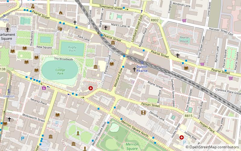 Westland Row location map